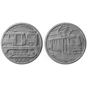 500 Kč 2024 - Tramvaj ČKD Tatra T3 PROOF 