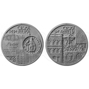 200 Kč 2025 -Založení české spořitelny Böhmische Sparkasse PROOF 