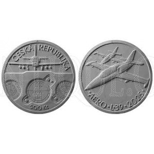 500 Kč 2025 - Cvičný letoun Aero L-39 Albatros PROOF 