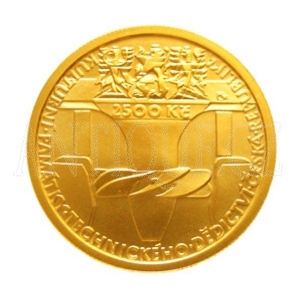 2500 Kč 2009 PROOF - Zdymadlo na Labi pod Střekovem