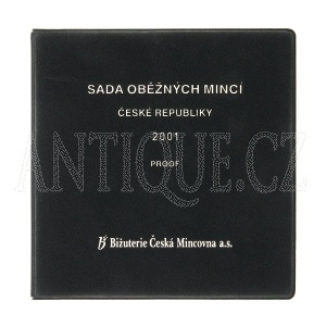 Foto - Sada mincí ČR 2001 PROOF - Semiš