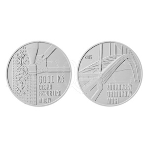 Foto - 5000 Kč 2015 PROOF - Žďákovský most
