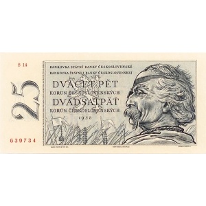 Foto - ČSSR 25 Kčs 1958 Bankovka