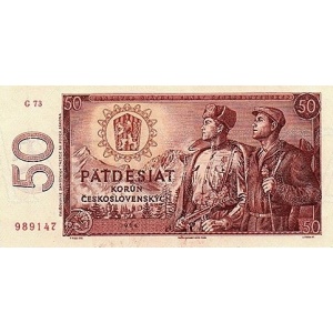 Foto - ČSSR 50 Kčs 1964 Bankovka