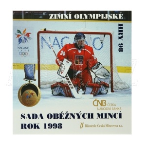 Foto - Sada mincí ČR 1998 BJ ZOH Nagano