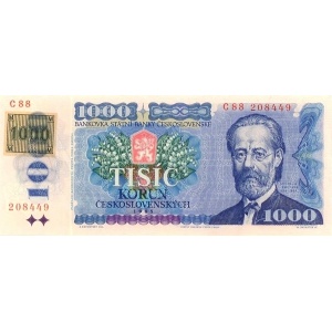 Foto - ČR 1000 Kčs 1993/1985 Kolek Lep.