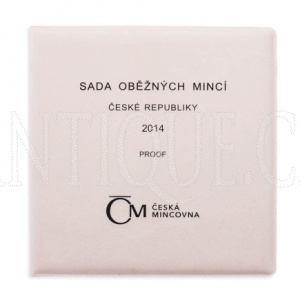  Sada mincí ČR 2014 PROOF Semiš