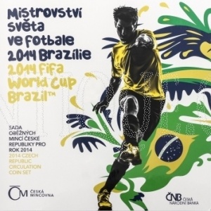  Sada mincí ČR 2014 BJ MS fotbal Brazílie