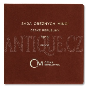  Sada mincí ČR 2015 PROOF Semiš