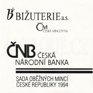Foto - Sada mincí ČR 1994 BJ H-R-B
