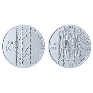 200 Kč 2016 - Bitva u Hradce Králové PROOF