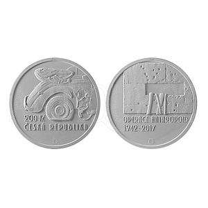 Foto - 200 Kč 2017 - Operace Anthropoid PROOF