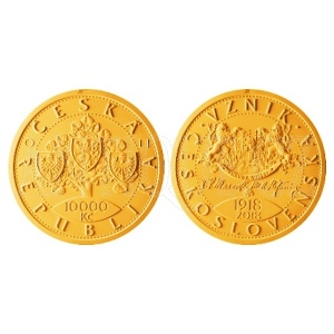10000 Kč 2018 PROOF - Vznik Československa