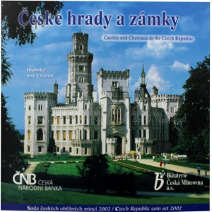 Foto - Sada oběžných mincí ČR - České hrady a zámky 2002 Standard