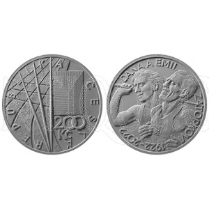 200 Kč 2022 - * Dana Zátopková, Emil Zátopek PROOF 