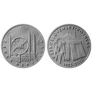 200 Kč 2023 - Československý rozhlas PROOF