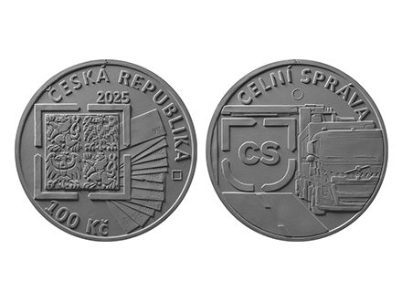 100 Kč 2025 - Celní správa PROOF