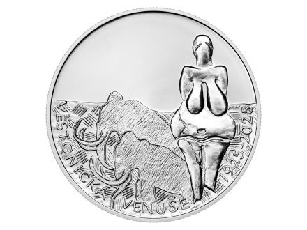 200 Kč 2025 - plastiky ženy v Dolních Věstonicích, Věstonická venuše PROOF